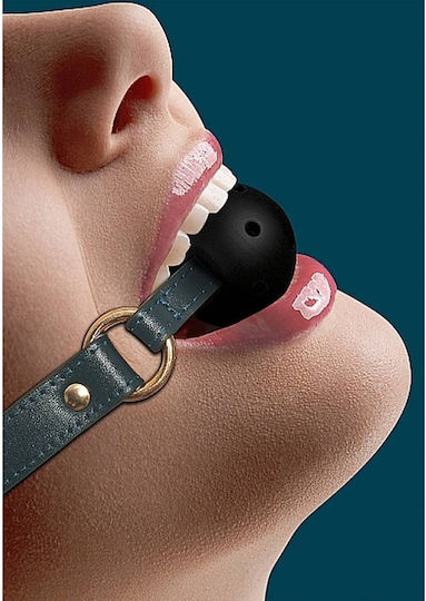 Shots Ouch Breathable Ball Gag Φίμωτρο Green