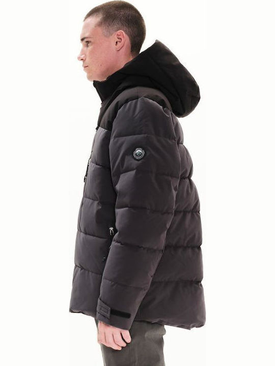 Зимно Мъжко Puffer Яке Ebony/Black