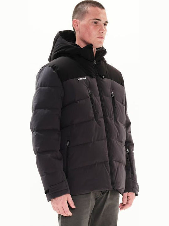 Зимно Мъжко Puffer Яке Ebony/Black