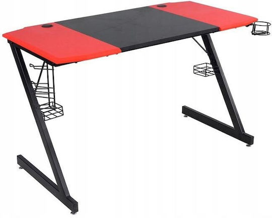 Γραφείο Gaming 120x73x60εκ. Μαύρο Κόκκινο Γραφείο Gaming 120x73x60εκ. Μαύρο Κόκκινο