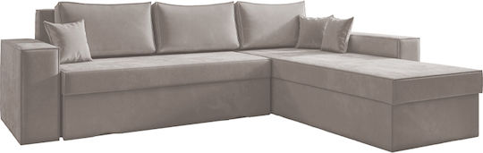 Olymp Ecke Sofa mit Umkehrbarer Winkel Braun 280x210x80cm