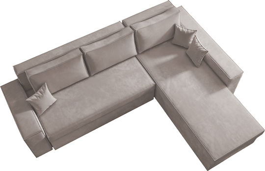 Olymp Ecke Sofa mit Umkehrbarer Winkel Braun 280x210x80cm