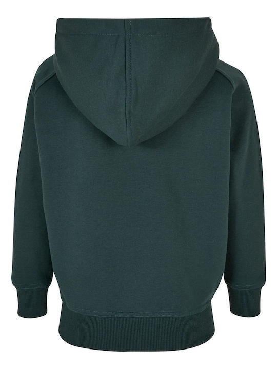 Kinder-Sweatshirt mit Kapuze und Taschen Grün UCK014