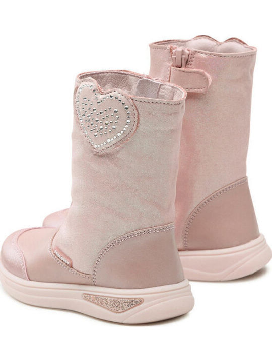 Step Easy Ghete Copii cu Fermuar Roz