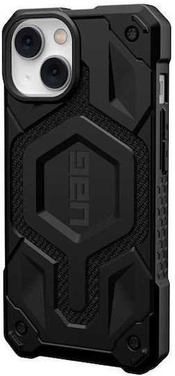 UAG Monarch Pro Magsafe Umschlag Rückseite Aramid Fiber 2mm Kevlar Black (iPhone 14 Plus)