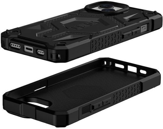 UAG Monarch Pro Magsafe Umschlag Rückseite Aramid Fiber 2mm Kevlar Black (iPhone 14 Plus)