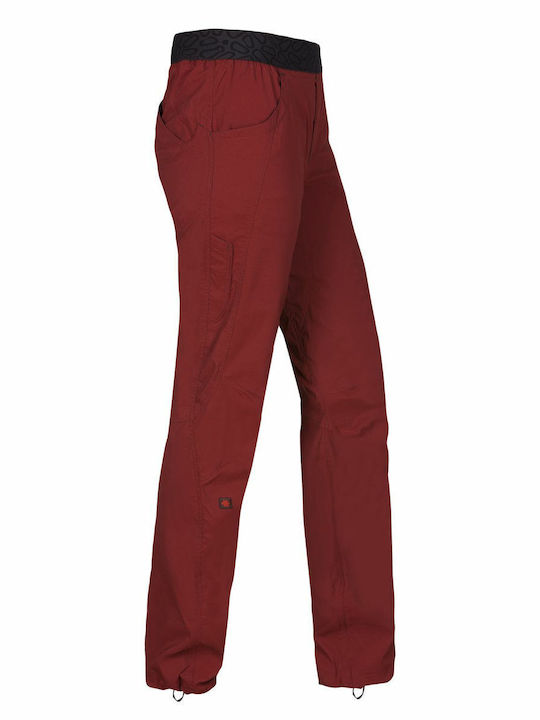 Ocun Mania Bărbați Lung Pantaloni Cățărare Roșu