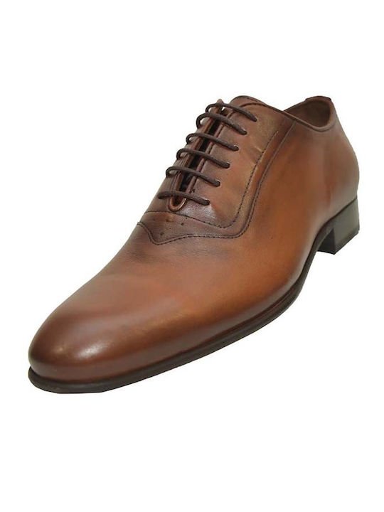 VICE FOOTWEAR MEN'S LEATHER LACE-UP SHOES 41511 KAFFE