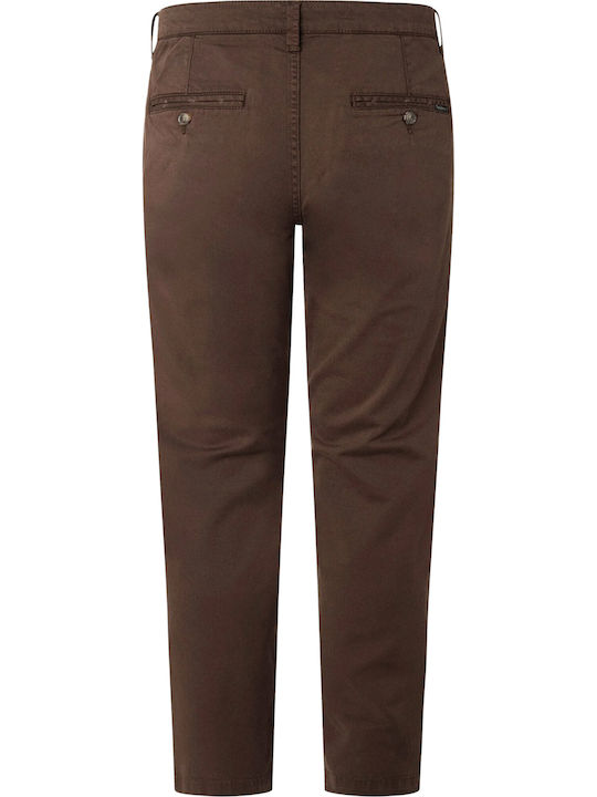 Charly Trousers Chino in Slim Fit Brown