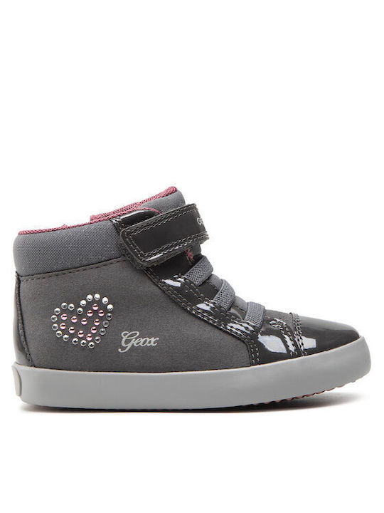 Geox Kids Sneakers High Gisli Anatomic Gray