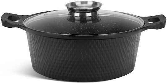 Edenberg Kochgeschirr-Set aus Aluminium Schwarz 12-teilig