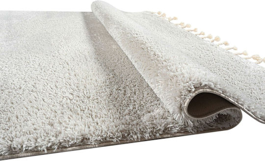 Balsan Silky Set Shaggy Covoare pentru dormitor Bej P621332 3buc