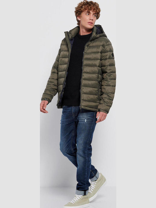 Winter Jacket Puffer Khaki