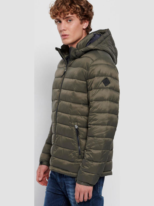 Winter Jacket Puffer Khaki