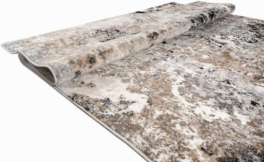 Balsan Seturi De Covoare Moderne Pentru Dormitor Estia Negru / Crem 3 Bucăți