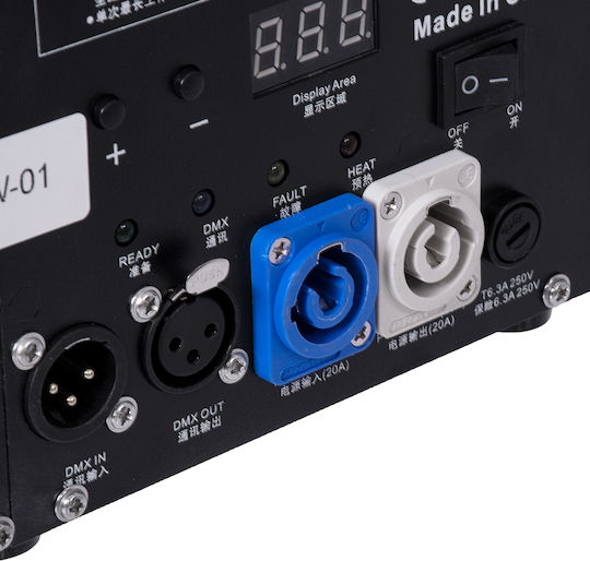 GloboStar Sirens Μηχανή Sparks LED 600W με Ασύρματο Χειριστήριο και Δυνατότητα Σύνδεσης με Κονσόλα Φωτισμού