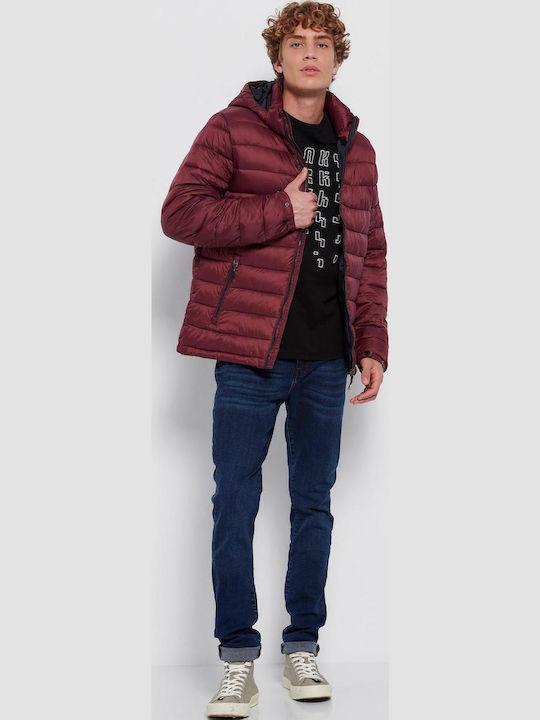 Зимно Мъжко Puffer Ботуши Вино