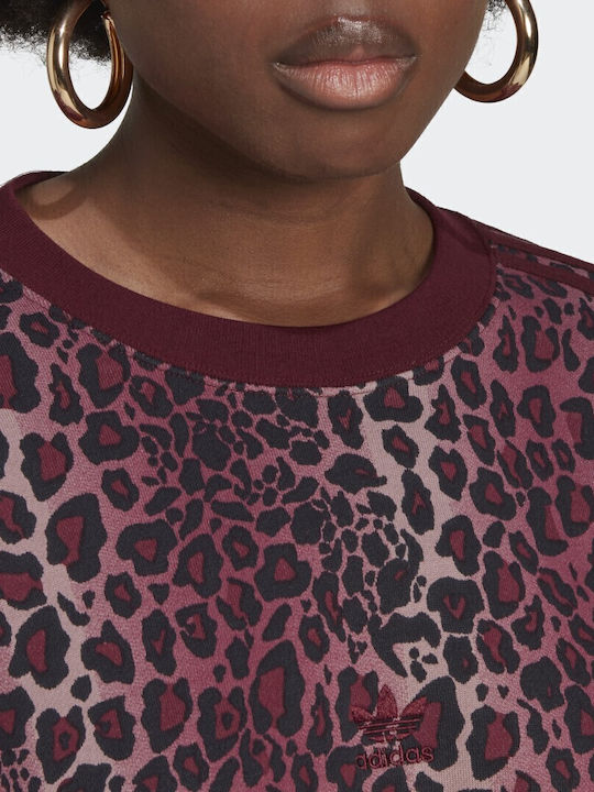 Lang Damen Sweatshirt Maroon