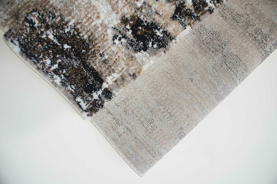 Balsan Σετ Μοντέρνα Χαλιά Κρεβατοκάμαρας Estia Cream / Black 3τμχ