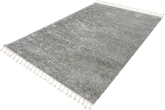 Balsan Silky Σετ Χαλιά Κρεβατοκάμαρας Βαμβακερά D.grey 3τμχ