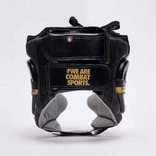 Leone DNA Adult Full Face Boxing Headgear Black