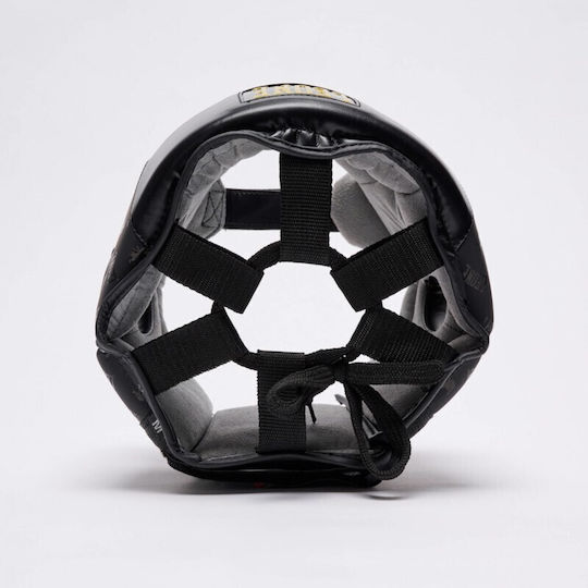 Leone DNA Adult Full Face Boxing Headgear Black