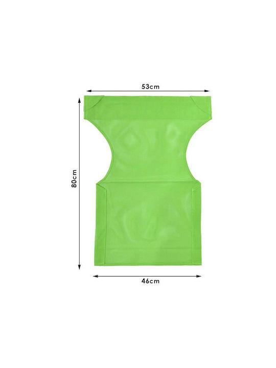 Megapap Waterproof Director Chair Cover Light Green 46x80cm