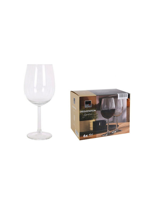 Royal Leerdam Degustation Glass Set for White Wine made of Glass Stacked 450ml 6pcs