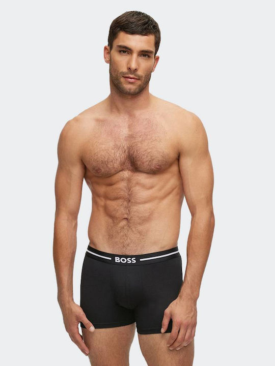 Hugo Boss Ανδρικά Μποξεράκια Μαύρα 3Pack