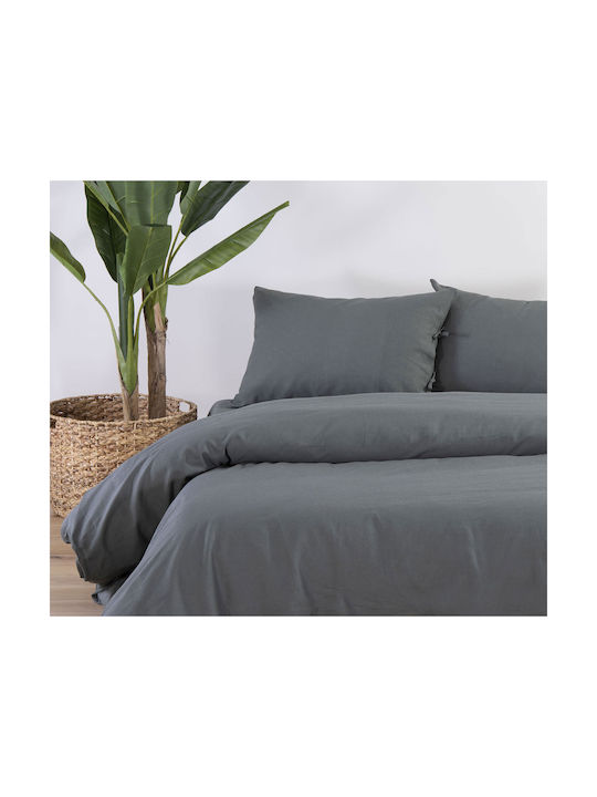 Nef-Nef Homeware Pillowcase Set with Envelope Cover Green 52x72cm.