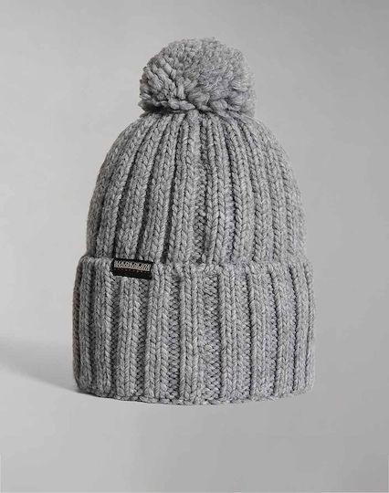 Semiury Beanie Unisex Beanie mit Rippstrick in Gray Farbe