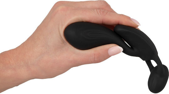 You2Toys Rebel RC Two Spot Massager Πρωκτική Σφήνα με Δυνατότητα Ασύρματης Λειτουργίας και Δόνηση Μαύρη