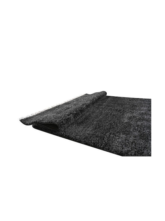 Balsan Soft Σετ Shaggy Χαλιά Κρεβατοκάμαρας Anthracite 3τμχ