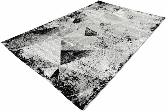Balsan Σετ Μοντέρνα Χαλιά Κρεβατοκάμαρας Monaco Moma Grey / Black 3τμχ