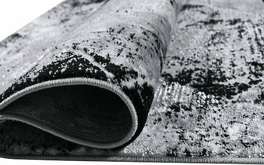 Balsan Σετ Μοντέρνα Χαλιά Κρεβατοκάμαρας Monaco Moma Grey / Black 3τμχ