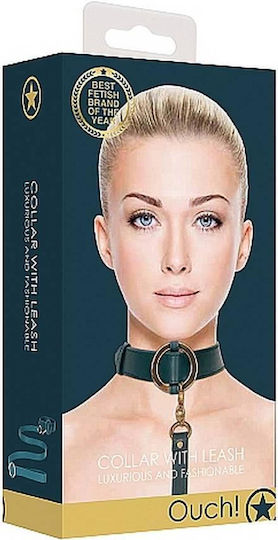 Shots Ouch Halo Collar with Leash Κολάρο Green