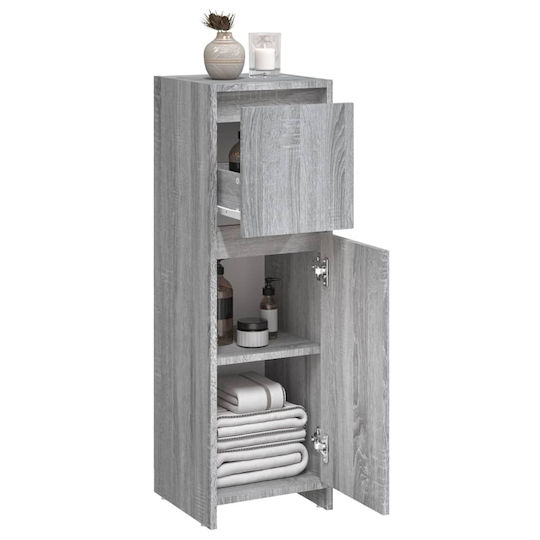 vidaXL Ντουλάπι Μπάνιου 30x30x95cm Sonoma