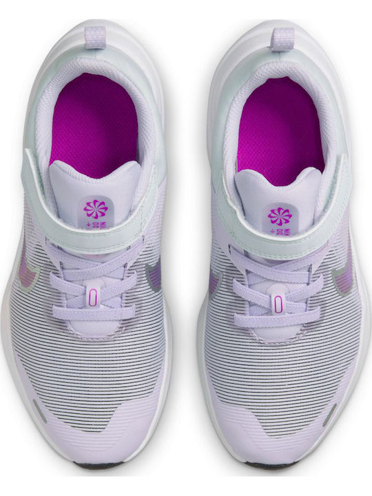 Downshifter Downshifter 12 Kids Sports Shoes Running with Hoop & Loop Closure Violet Frost
