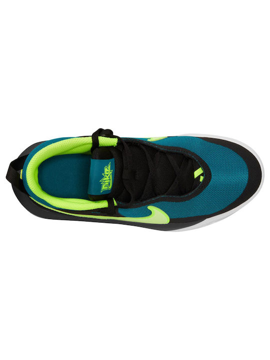 Hustle Hustle D 10 Kids Sports Shoes Basketball with Laces Black / Barely Volt / Volt / Bright Spruce