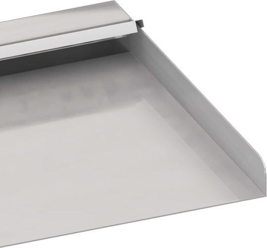 vidaXL Poolzubehör mit LED-Beleuchtung 45x45cm Silver