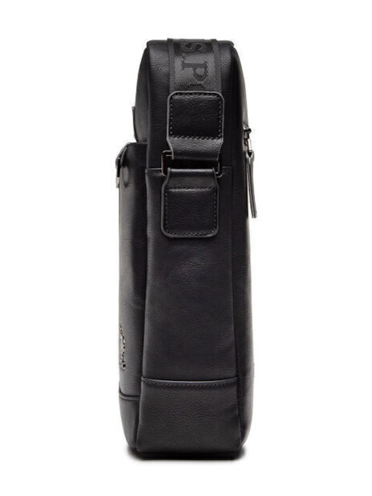 Herrentasche Schulter / Crossbody Schwarz