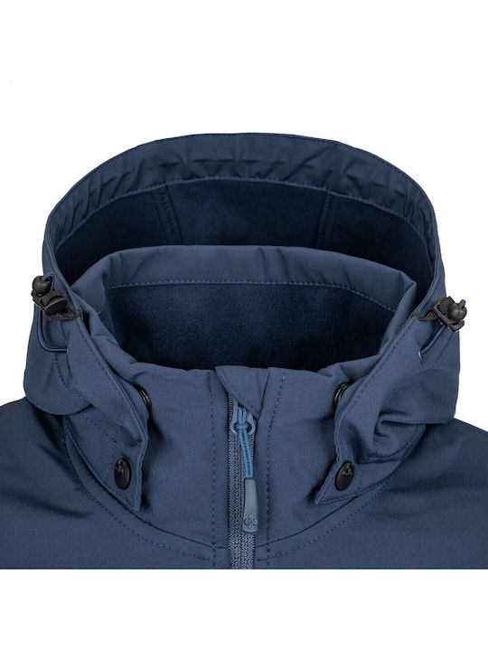Ravio Winter Jacket Softshell Waterproof and Windproof Blue