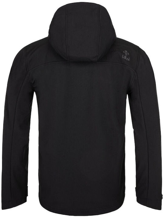 Ravio-M Χειμωνιάτικο Μπουφάν Softshell Αδιάβροχο και Αντιανεμικό Μαύρο
