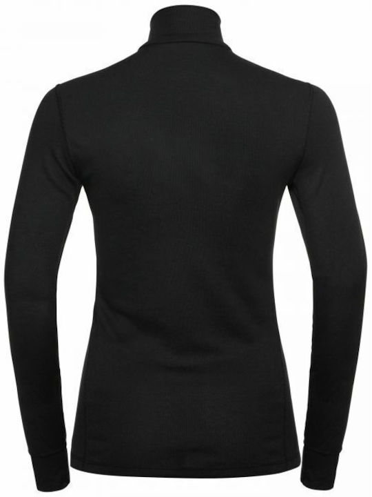 Odlo Active Warm Eco Half-Zip Bluza termică pentru bărbați cu mâneci lungi Negru