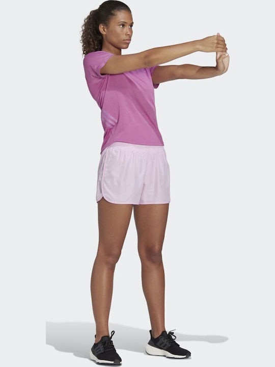 Adizero Γυναικείο T-shirt Fast Drying Semi Pulse Lilac