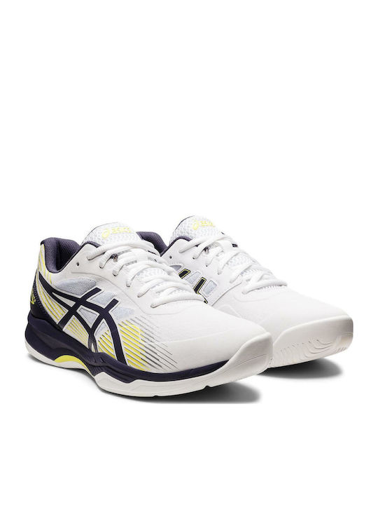 ASICS Gel-Game 8 Ανδρικά Παπούτσια Τένις για Όλα τα Γήπεδα White / Indigo Fog
