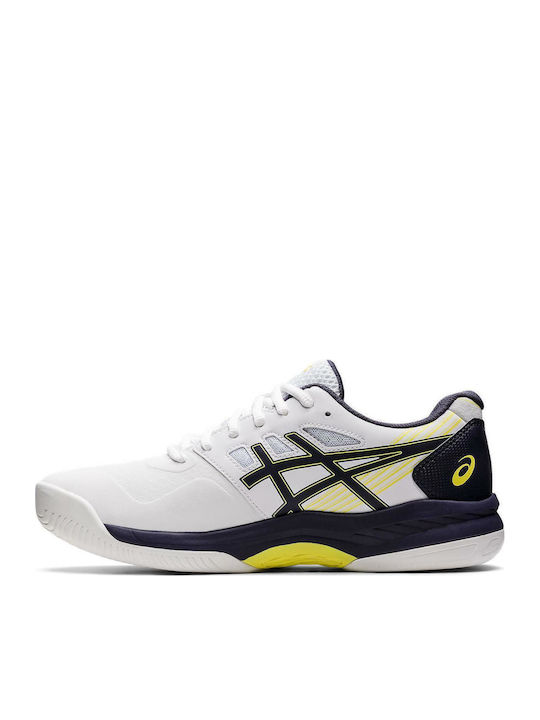 ASICS Gel-Game 8 Ανδρικά Παπούτσια Τένις για Όλα τα Γήπεδα White / Indigo Fog