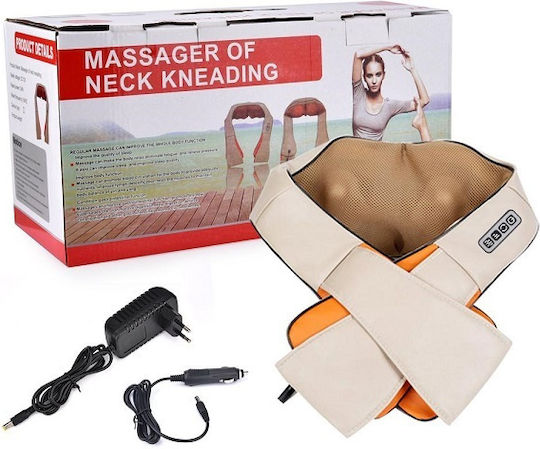 Massagegerät Shiatsu für den Nacken mit Infrarotwärme Beige