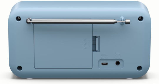 Sharp Tokyo Portable Radio Rechargeable DAB+ with Bluetooth and USB Blue