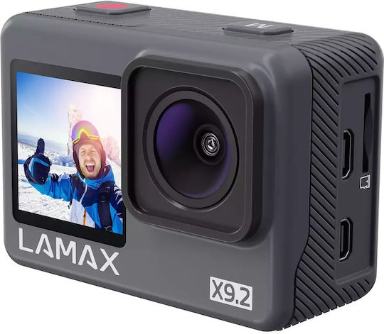 Lamax X9.2 Екшън камера 4K Ultra HD с Тъчскрийн 2" и Wi-Fi Черна